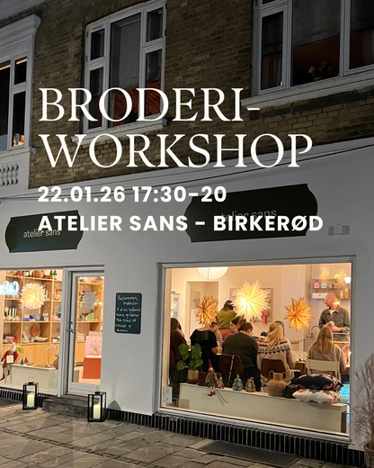Broderi-workshop Atelier Sans 22.01.26