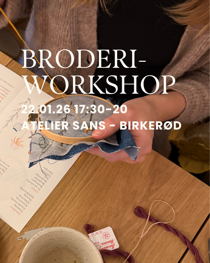 Broderi-workshop Atelier Sans 22.01.26