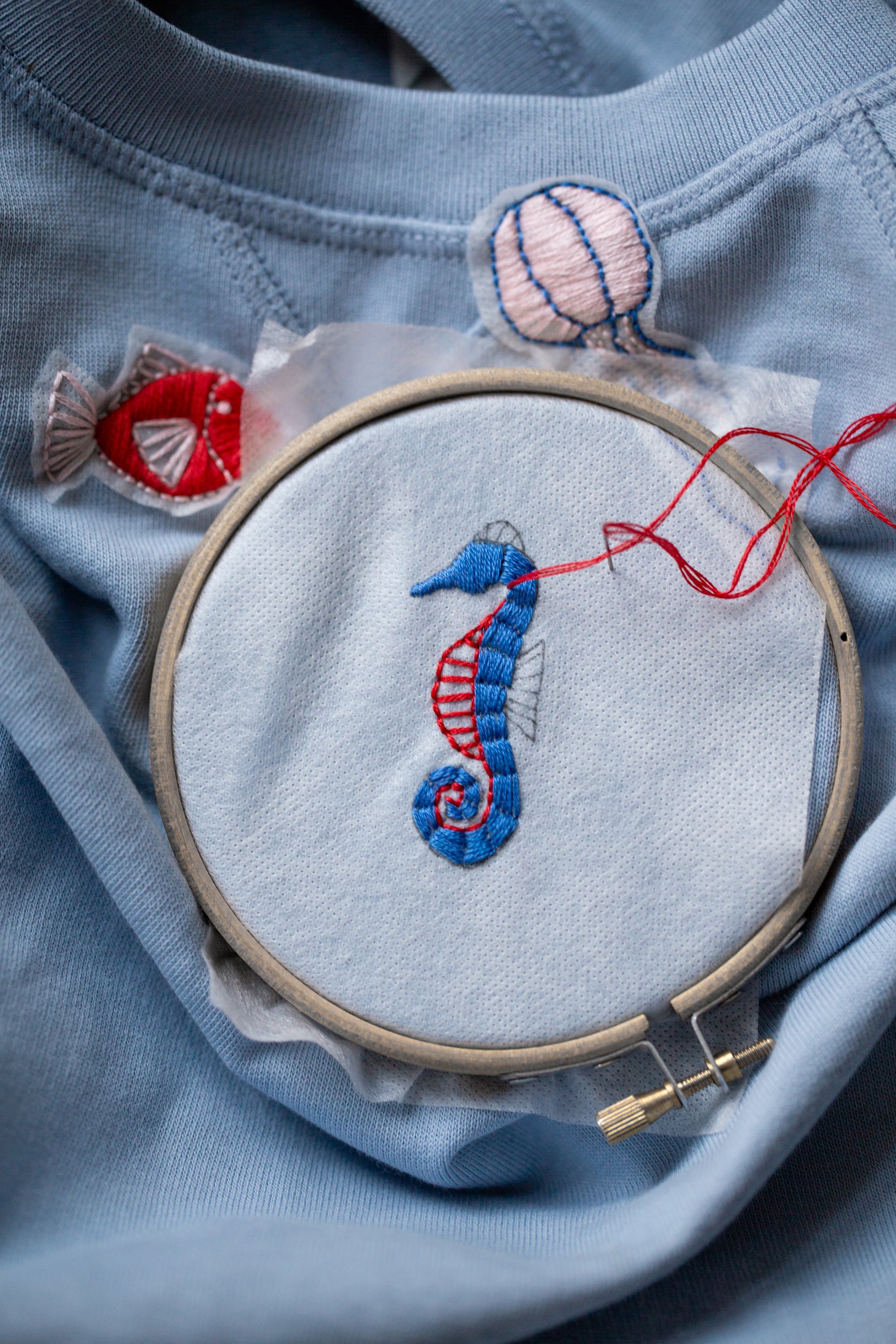 Havdyr Broderikit Visible Mending