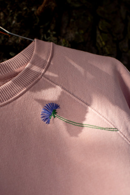Broderikit: Kornblomst - Indigo