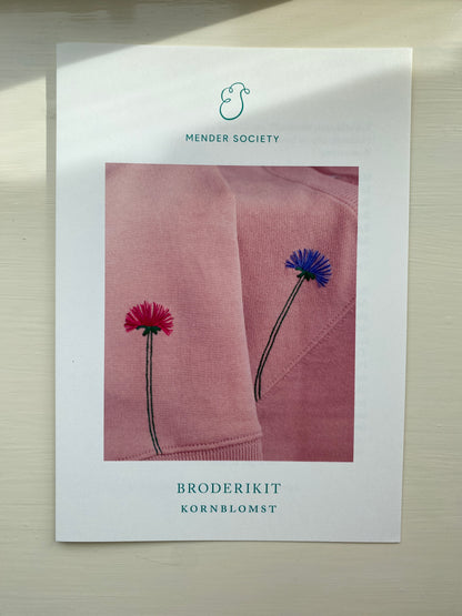 Opskrift: Kornblomst Broderi