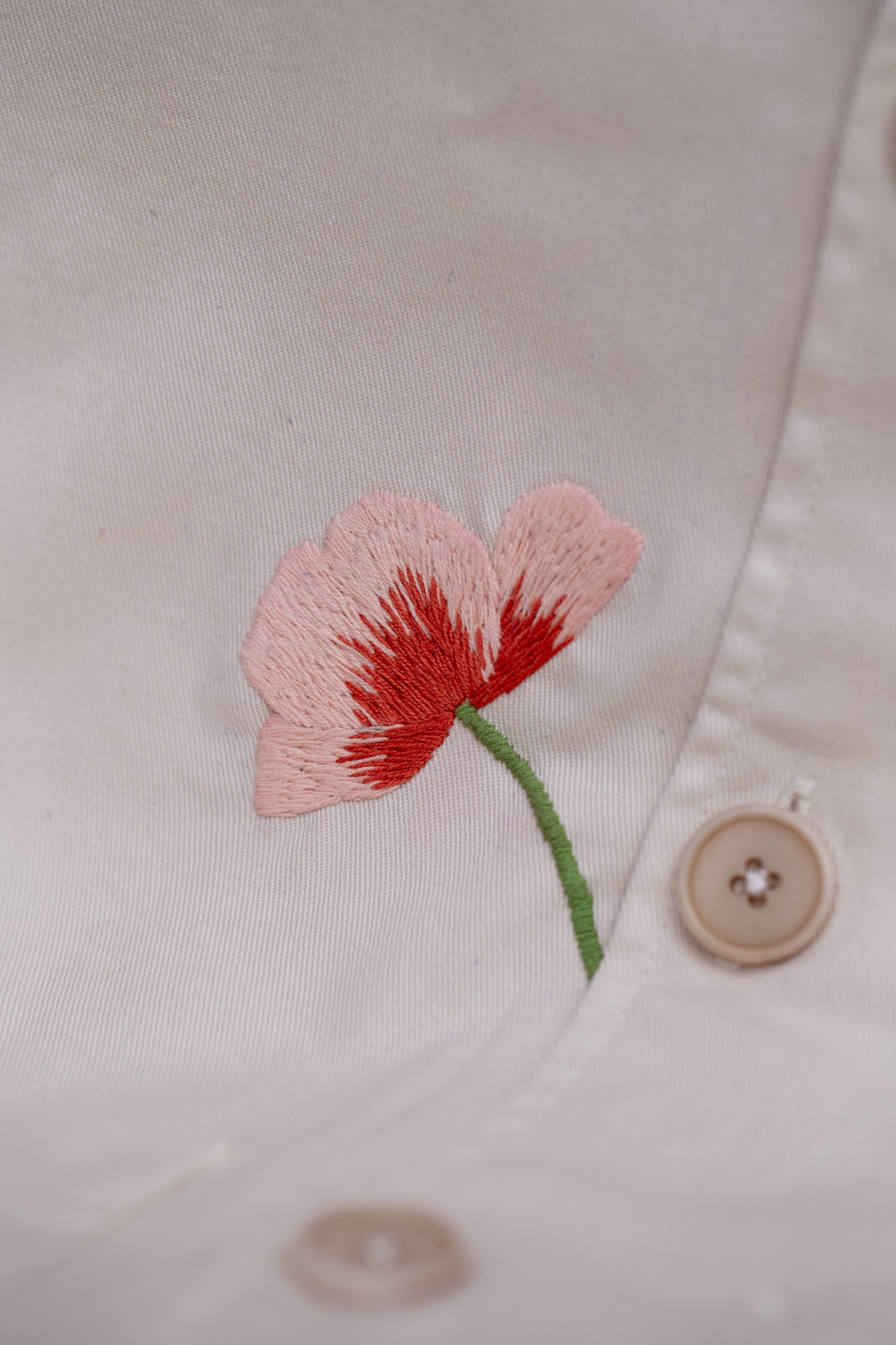 Mender Society broderikit til visible mending med motiv af valmue
